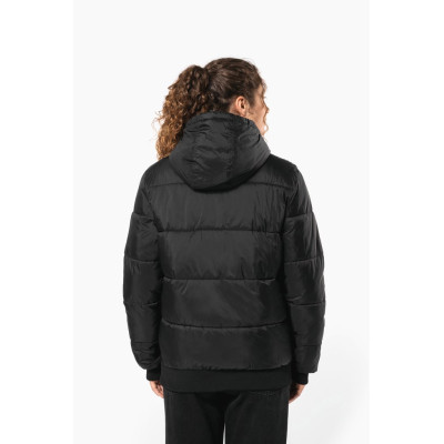 Unisex recycled ribstop jacket with hood